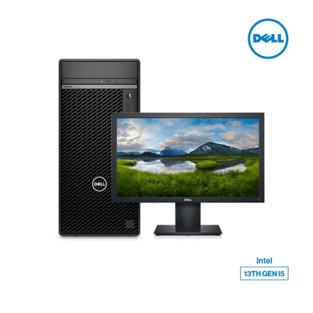 Dell Optiplex 7010 Tower Desktop Computer Set (Intel® Core™ I5 13th Gen 13500 Processor | 8GB RAM | 512GB SSD | MS116 Mouse | KB216 Keyboard | Intel Integrated Graphics | 180W Bronze PSU | Dell E2020H 20" Monitor)