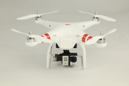DJI Phantom 1 GPS Quadcopter Drone for Beginners, Stable Flight, IOC Mode, Camera Mount Ready, 2.4GHz Remote Controller