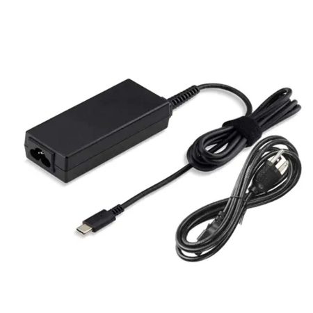 Acer 65W Laptop Ac Smart (Type-C | Power Adapter Charger | 2.37 Amps | 5V/9V/12V/15V/20V)