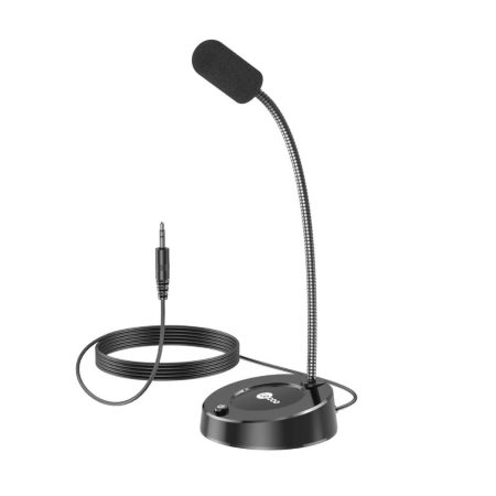LECOO MC01S Microphone (Colorful Light Effect 360 ° Flexible Microphone Amplifier for Tablet PC)