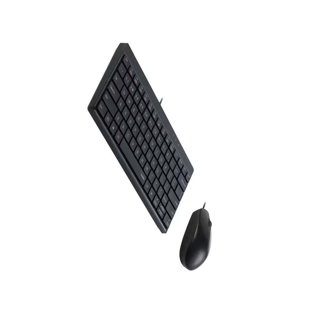 RAPOO NX8000 (Wired Optical Mouse & Keyboard Combo | Black) - Image 3