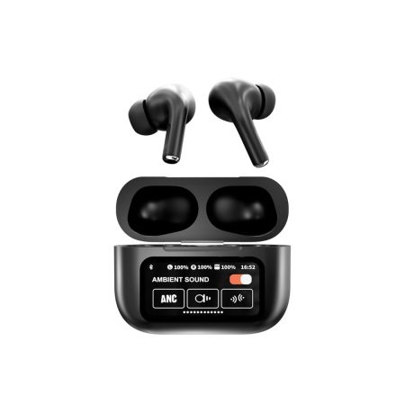 A9Pro AirPods ANC/ENC Dual Dark Noise Reduction Digital LCD Touch Control