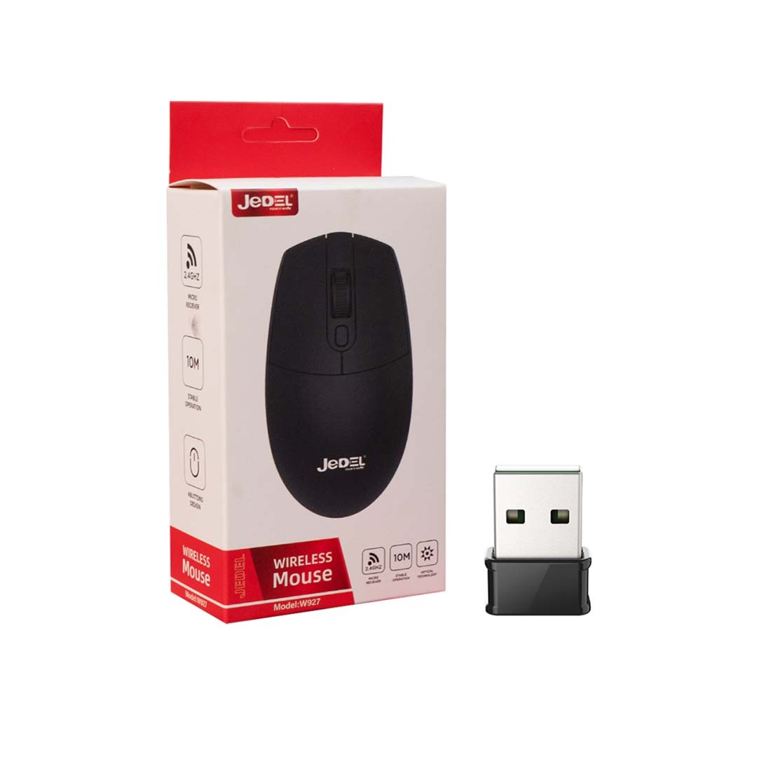 Jedel W920 Wireless Mouse with Micro Receiver, 4 Buttons Design - Image 4