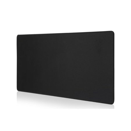 Large Black Mouse Pad, Plain Black Gaming Extended Keypad Mat Desk Mousepad, Long Non-Slip Rubber Base Mice Pad