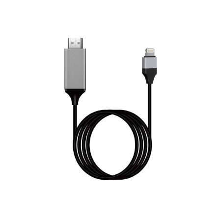 Lightning to HDTV Adapter Cable 2K (Compatible with iPhone 13 12 11 Pro, SE, Xs XR X, 8 7 iPad, iPod, Sync Screen on HDTV/Projector/Monitor)