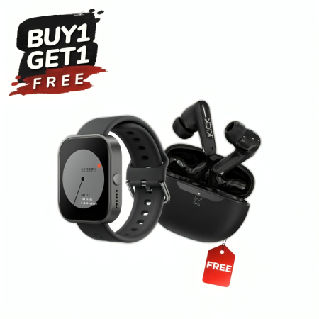 CMF by Nothing Watch Pro 1.96" AMOLED Smartwatch with BT Calling, GPS & 13-Day Battery | Free Kick AeroPods X Earbuds