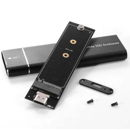 M.2 NVME SSD to USB 3.1 Case for M.2 SSD | 10Gbps Dual Protocol | M2 NVMe Box | Adapter with OTG