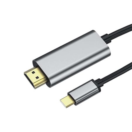 USB C to HDMI Cable 4K (USB-C to HDMI Adapter for Monitor, HDMI to USB C Connector ChromeBook, USB-C to HDMI Cord for Mac MacBook pro 2022 iPad 2021 Surface Pro 8 VivoBook Flip 14 Aspire 5)