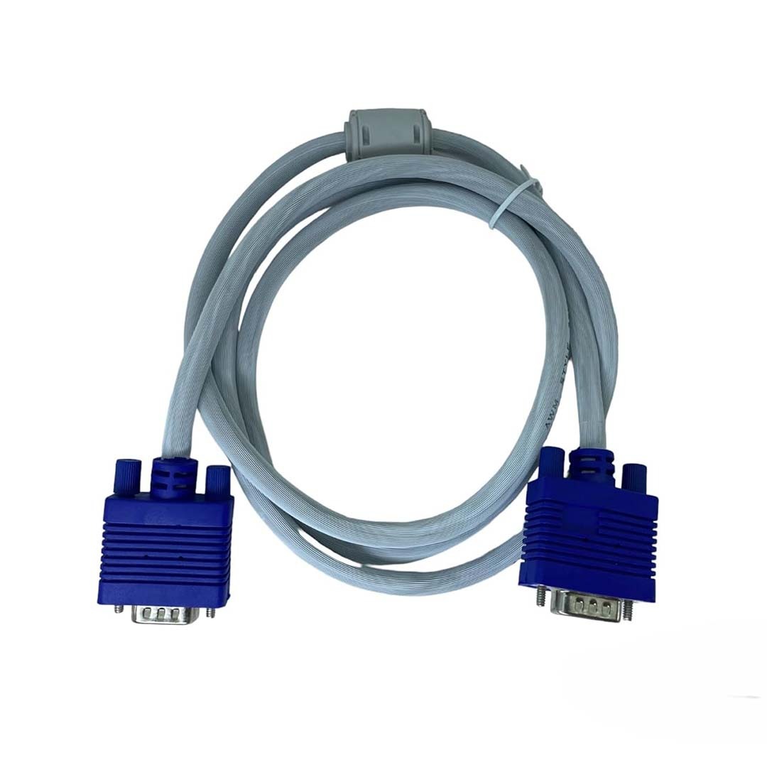 Male to Male VGA Cable 1.3 Meters (4.3 Feet) - Supports PC, Monitor, TV, LCD/LED, Plasma, Projector, TFT - Image 2