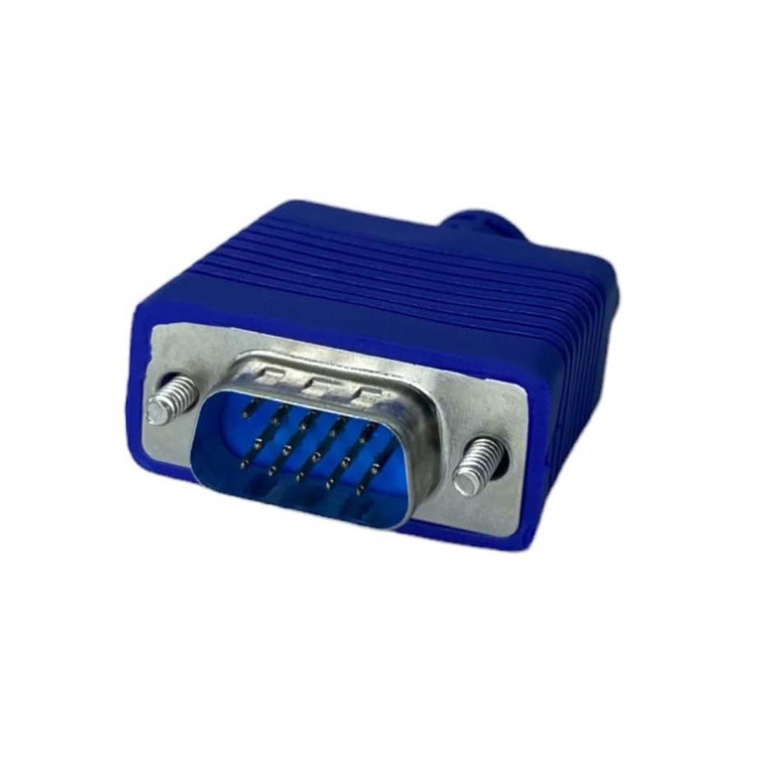 Male to Male VGA Cable 1.3 Meters (4.3 Feet) - Supports PC, Monitor, TV, LCD/LED, Plasma, Projector, TFT - Image 3
